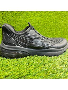 Skechers Air Cushion Boys Size 13C Black Running Walking Slip-On Shoes Sneakers